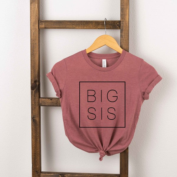 Big Sis Square Toddler Graphic Tee