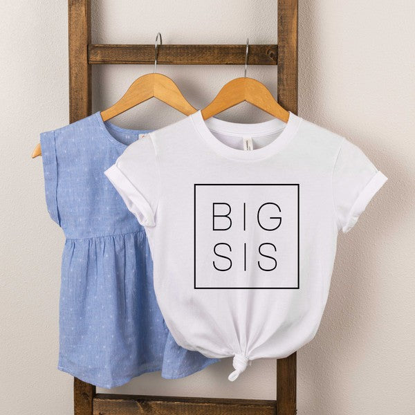 Big Sis Square Toddler Graphic Tee