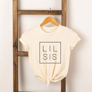 Lil Sis Square Toddler Graphic Tee