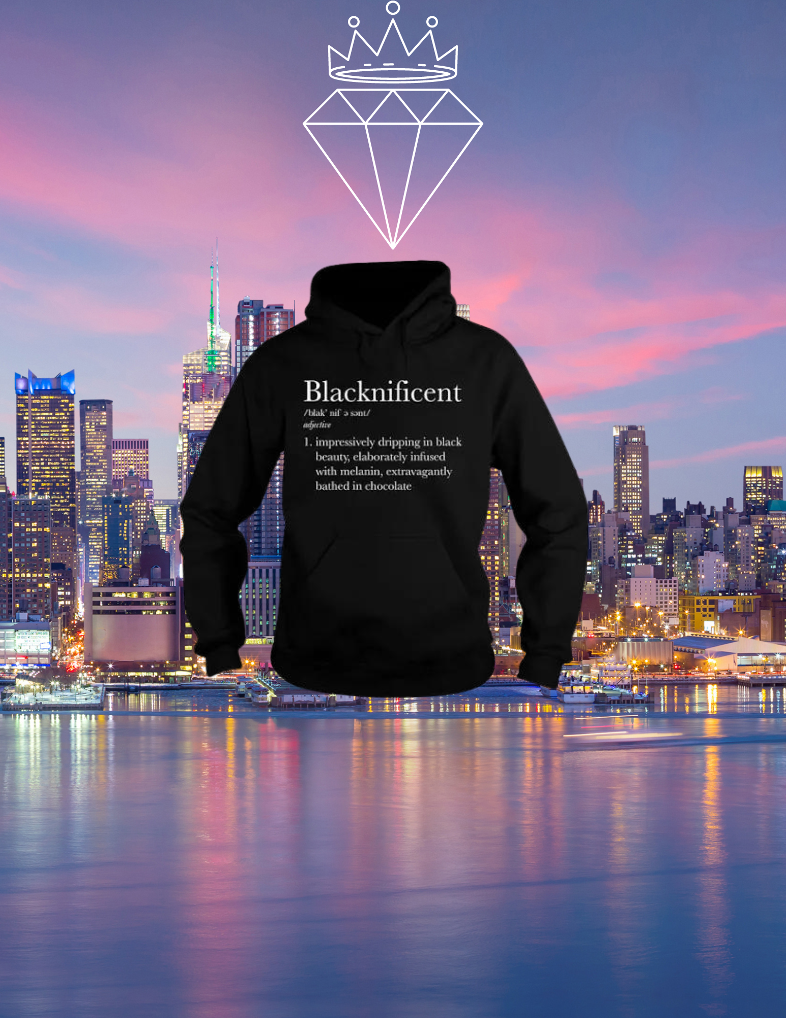 Blacknificent hoodie