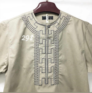 Men's Egyptian embroidered shirts